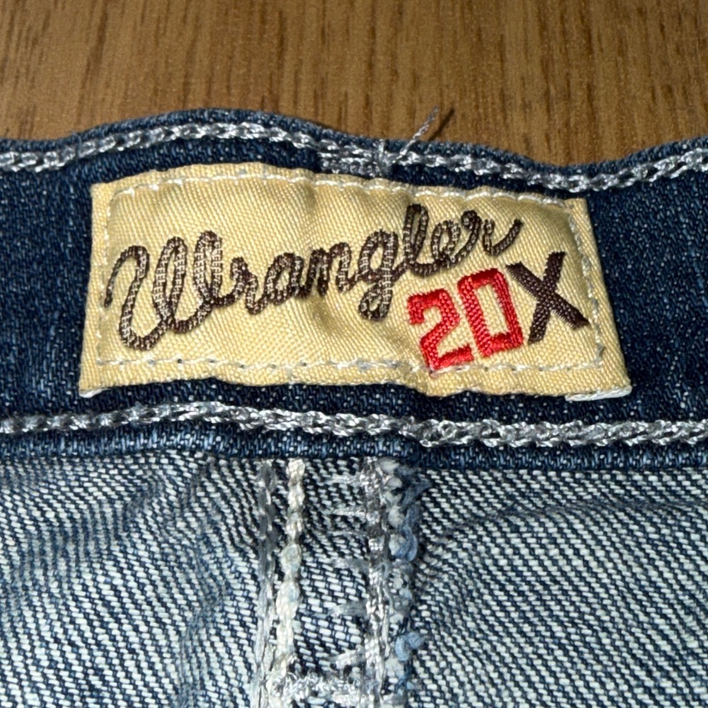 Wrangler 20X Style 42 Vintage Boot Jeans Mens 38x34 Blue Denim Western Cowboy - Picture 4 of 15